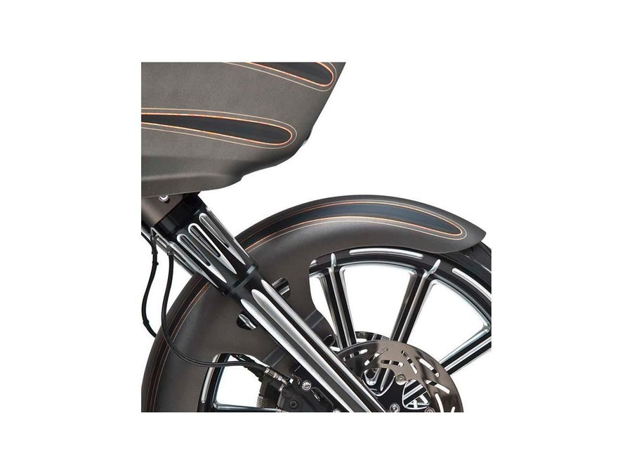 Harley Davidson Touring [2014-2024] – Deep Cut Gabelschutz Schwarz Eloxiert
