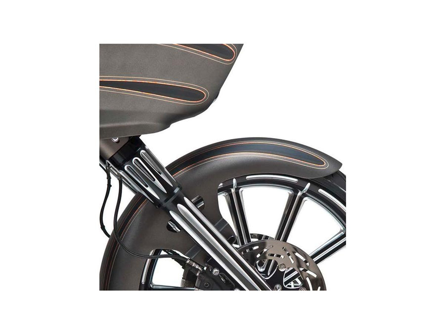 Harley Davidson Touring [2014-2024] – Deep Cut Gabelschutz Schwarz Eloxiert