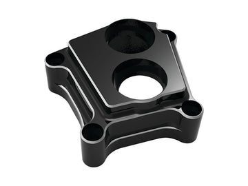 Harley Davidson Dyna [2000-2017] – 10-Gauge Lifter Block Abdeckungen Schwarz Eloxiert
