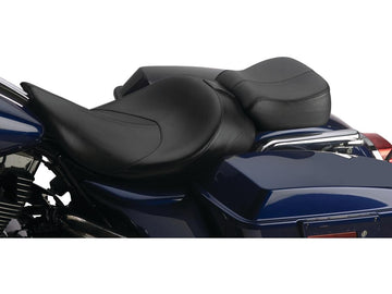 Harley Davidson flhr [2016-2022] -Hydra glat sæde sort læder vinyl - 0