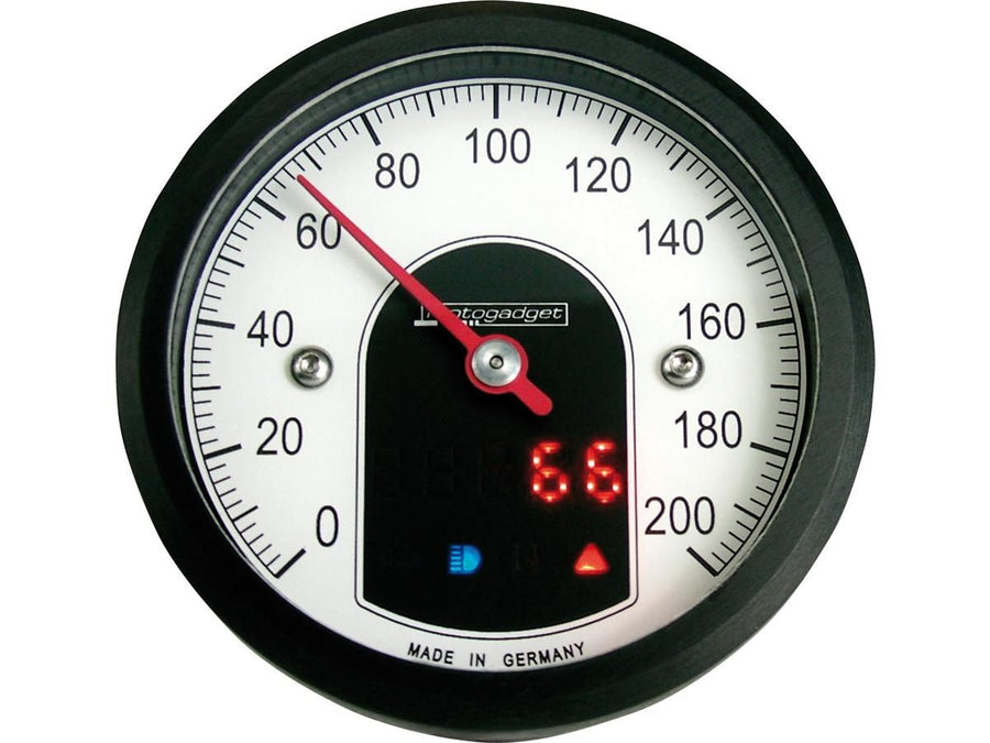 Harley Davidson Sportster [1986-2013] -Motoskop Tiny Tachometer Scale: 200 MPH; 200