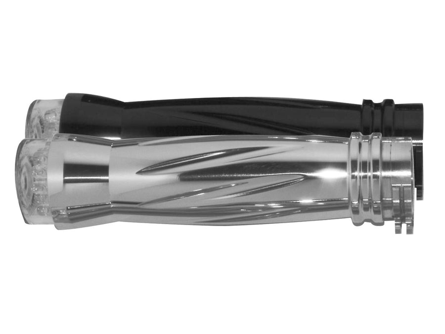 Harley Davidson FL Shovel [1981-1984] -Mandles de twister con aluminio intermitente LED 1 "