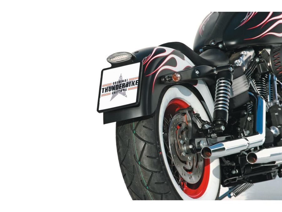 Harley Davidson – Комплект държач за регистрационен номер отдолу и отвътре 240 x 200 mm черен
