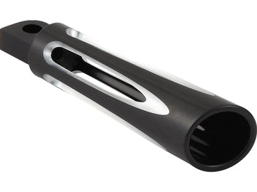 Harley Davidson Sportster [1991-2020] -Deep Cut Footrest Black、陽極酸化