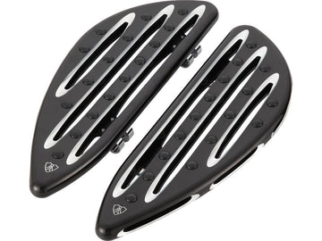Harley Davidson Touring [1985-2025] -DEEP CUT Driver Free Boards Black