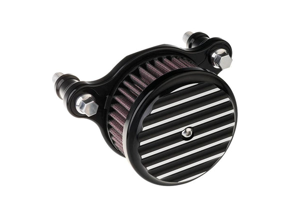 Harley Davidson Dyna [1999-2017] -High-Performance Air Filter Black, Ribbed
