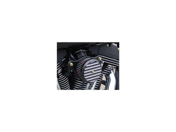Harley Davidson Dyna [1999-2017] – Hochleistungs-Luftfilter Schwarz, Gerippt - 0