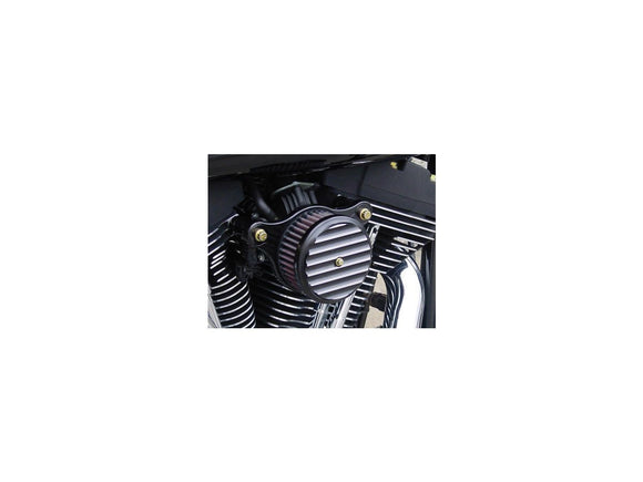 Harley Davidson Dyna [1999-2017] -High-Performance Air Filter Black, Ribbed