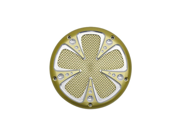 Harley Davidson Fl Shovel [1970-1984] -Mesh Derby Cover Gold