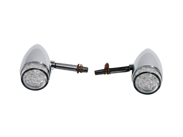Harley Davidson – Bullet LED Blinker Aluminium Klar LED