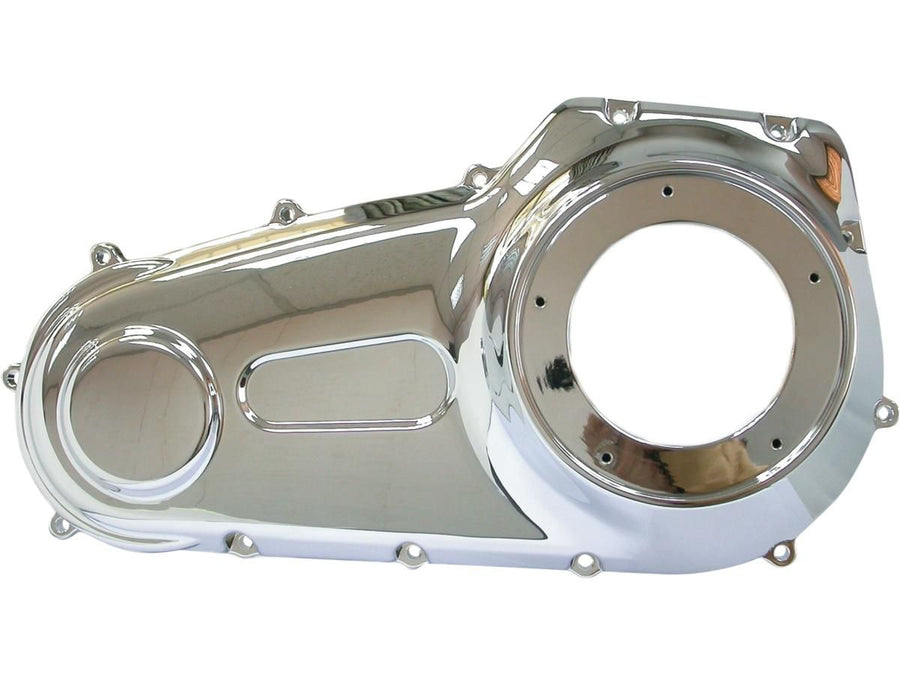 Harley Davidson Dyna [2006-2017]-Late Primary Lid Chrome Chrome