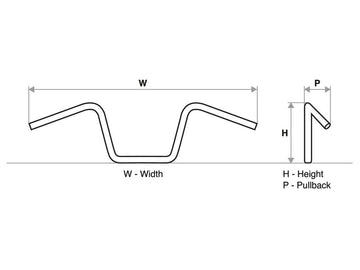 Harley Davidson FXSSTS [1988-2003] -16 CHUBBY CLASICA APE HANGER LENKER PARA SPRINGER - 0