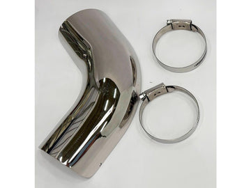 Harley Davidson - E3 heatshield poleret i ryggen