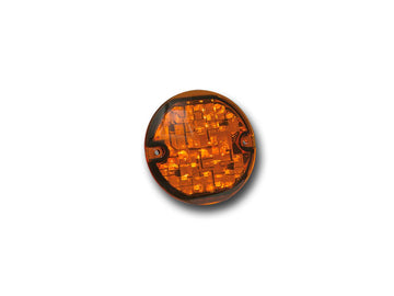 Harley Davidson FLHTCU [2012-2013] – Flat-Style Blinkereinsatz Chrom Bernsteinfarbene