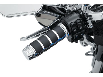 Harley Davidson Touring [2008-2024] -iso-håndtagsdæksler til HD-opvarmede håndtag Chrome - 0