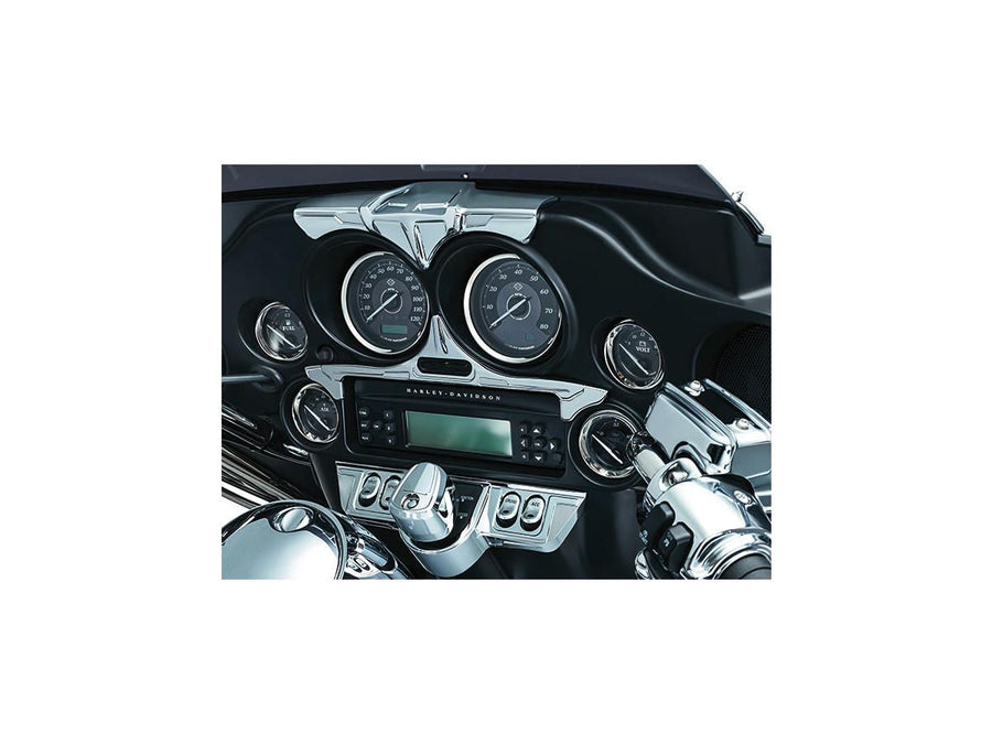 Harley Davidson Touring [1996-2013] – Tacho- & Drehzahlmesser-Akzent Chrom