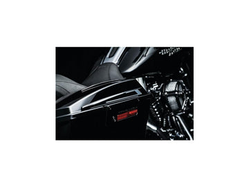 Harley Davidson Touring Hinweis [1993-2013] – Satteltaschendeckel-Akzent Schwarz