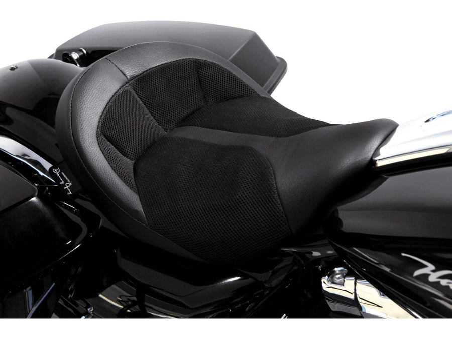 Harley Davidson Touring [2008-2025]-Bigist Solo Air-2 Asiento negro