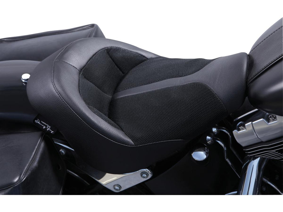 Harley Davidson FLSTF [2014-2017] – BIGIST Solo Air-2 Sitz Schwarz
