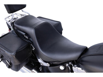 Harley Davidson FLSTF [2014-2017] – LOWIST 2-UP Vinylsitz Schwarz Vinyl
