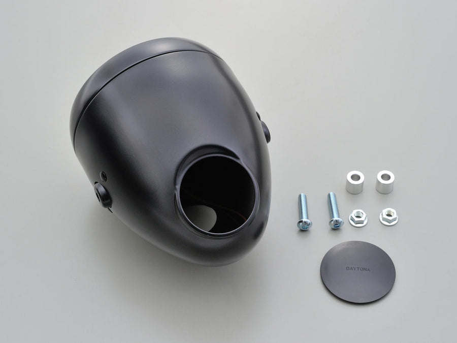 Harley Davidson - Vintage 5 3/4 "Polvo negro del faro -Creado H4