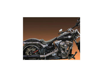Harley Davidson FXSBSE [2013-2014]-Bare Bones z przodu gładkie siedzenie czarny winyl - 0
