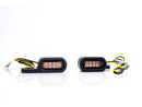 Harley Davidson Touring [2021-2024]-Stries LED Torn segnale in polvere nera-1