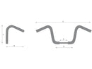 Harley Davidson Touring [2008-2013] -1 1/4 "Fat Excavator Groom non remarqué à 3 trous-5