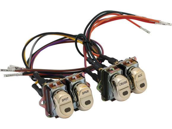 Harley Davidson Flhtcui [1998-2006] -Disguise Switch Kit Rocker para