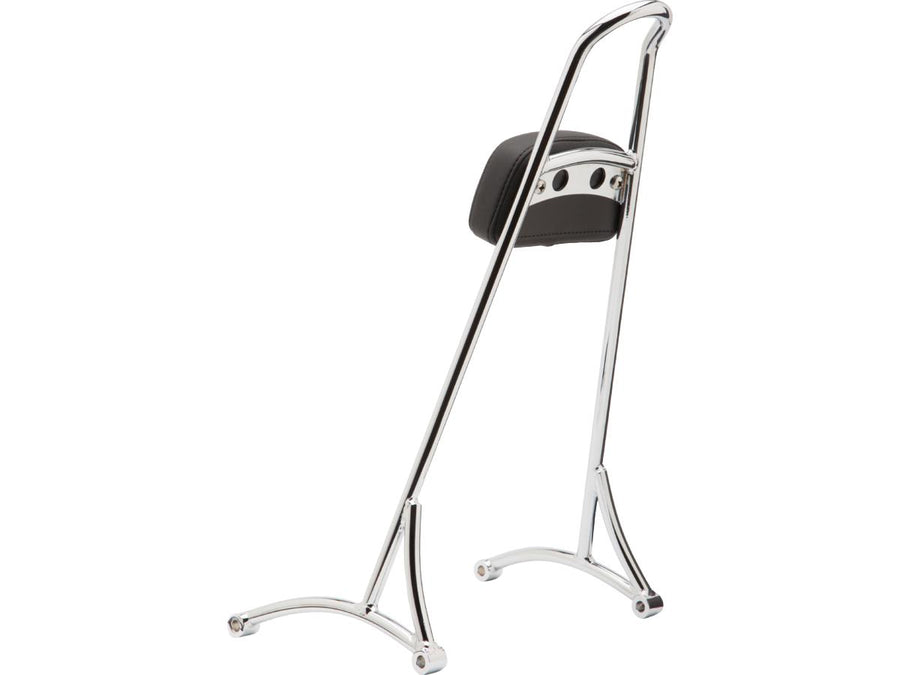 Harley Davidson Sportster [2004-2020] – Hohe Sissy Bar mit Polster, verchromt