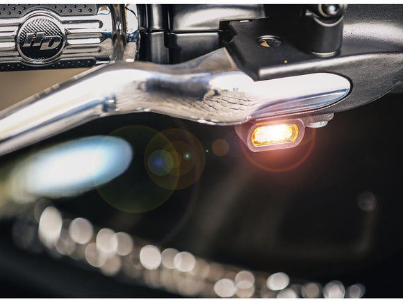 Harley Davidson Sportster [2014-2020] -Stripes LED Turn Signal Aluminium Polied Light
