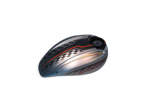 Harley Davidson V-Rod [2002-2017]-Racing Air Filter Tampa preto, pronto para pintar