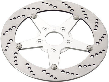 Harley Davidson Dyna [2000-2017] -Cedero inoxidable de aluminio con disco de freno dramado 11.5 "
