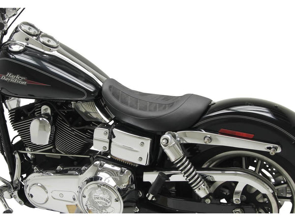 Harley Davidson Dyna [2006-2017] -fred Kodlin Signature Series Solo Seat Black