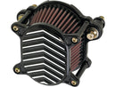 Harley Davidson Dyna [1999-2017] -OMega V-Fin Air Filter Black-3