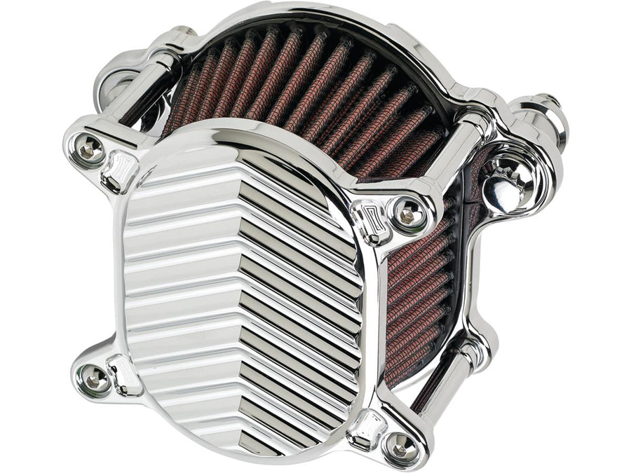 Harley Davidson Dyna [1999-2017] – Omega V-Fin Luftfilter Chrom