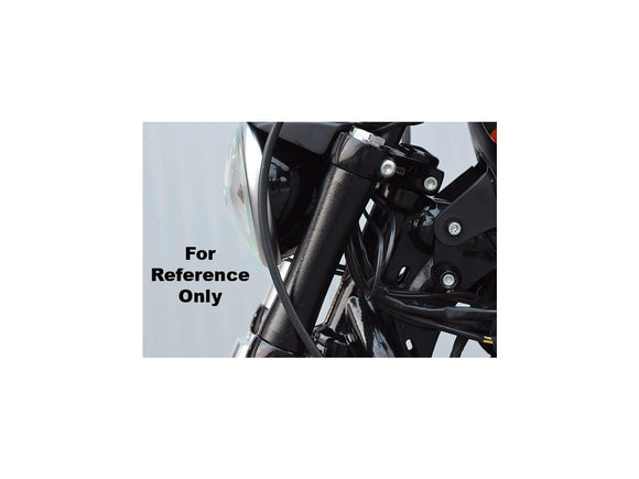 Harley Davidson XL1200X Note [2010-2015]-Curned Upper Fork Lid Chrome