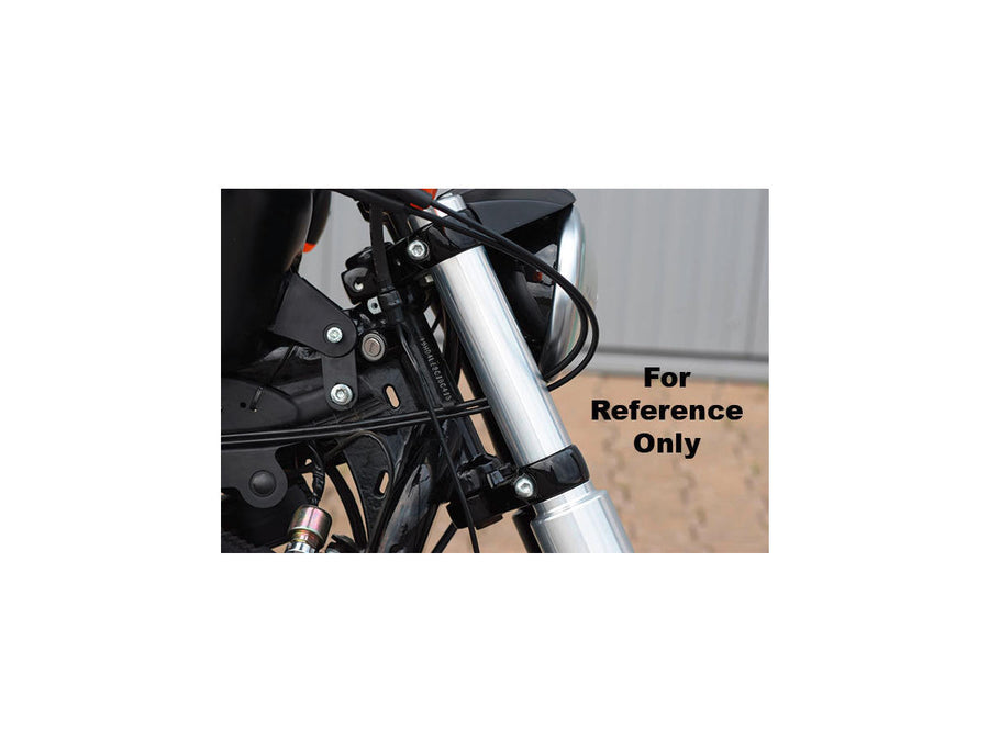 Harley Davidson XL1200X Hinweis [2010-2015] – Gerade obere Gabelabdeckung Chrom
