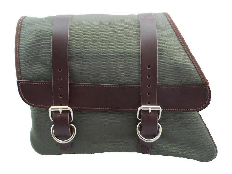 Harley Davidson Sportster [1982-2003] -Canvas Solo Side Pocket Strut Montain Brown