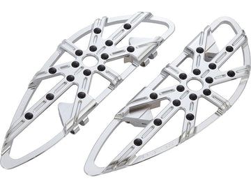 Harley Davidson Touring [1985-2025] -10-gauge førers fodstøtten Chrome