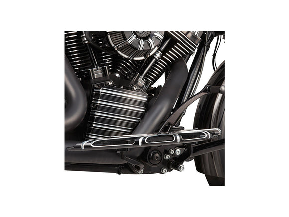 Harley Davidson Touring [1985-2025] -10-gauge driverfodstøtte sort, anodiseret