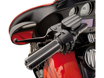 Harley Davidson FL Shovel [1981-1984] -10-gauge behandeld zwarte geanodiseerde 1 "gastreinen - 0