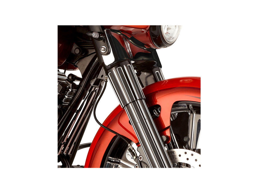 Harley Davidson Touring [1999-2013] -10-gauge-haarukan suojaus musta anodisoitu