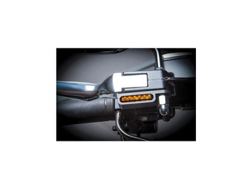 Harley Davidson FXSBSE [2013-2014] -OEM Håndstyring LED-indikator Sort anodiseret - 0