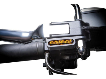 Harley Davidson Softail [2015-2017] – OEM Handsteuerung LED-Blinker Chrom Klar LED - 0