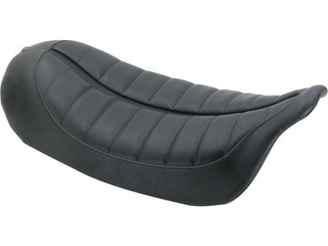 Harley Davidson Touring [2008-2025] -enzo Horisontal Solo Seat Black Vinyl