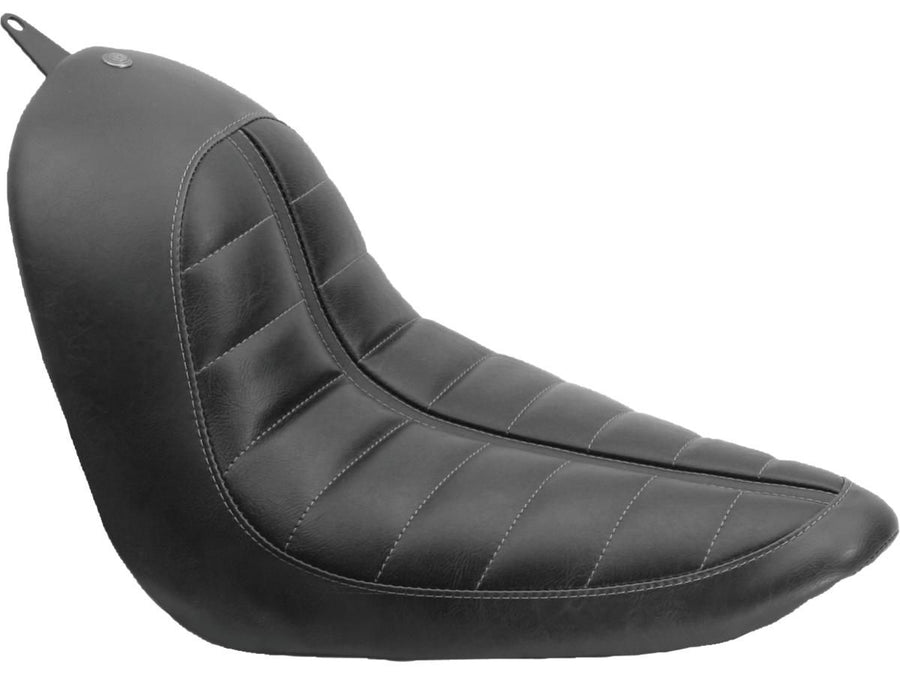 Harley Davidson Softail Hinweis [2006-2017] – Enzo Horizontaler Solositz Schwarzes