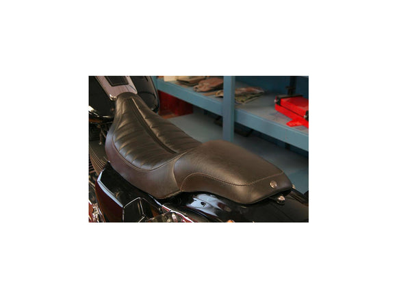 Harley Davidson Touring [2008-2025] -fl Solositz Smooth Passenger Socius Pads Black Vinyl