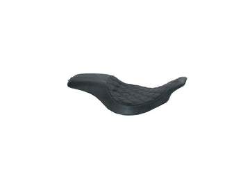 Harley Davidson Flhri [2004-2006] -2-Up Boss Diamond Seat Black Vinyl