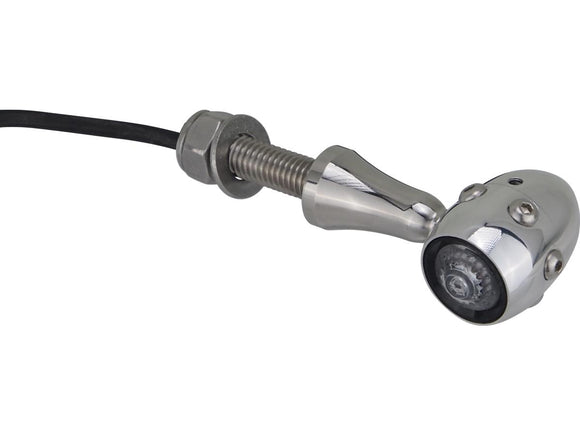 Harley Davidson - Retro Blinker V2A Alluminio lucido in alluminio lucido